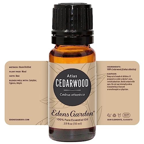 Edens Garden Atlas-Zeder Ätherisches Öl – 100% rein, unverdünnt, therapeutisch, 10 ml