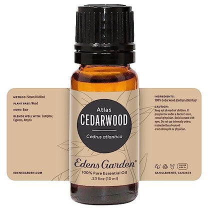 Edens Garden Atlas-Zeder Ätherisches Öl – 100% rein, unverdünnt, therapeutisch, 10 ml