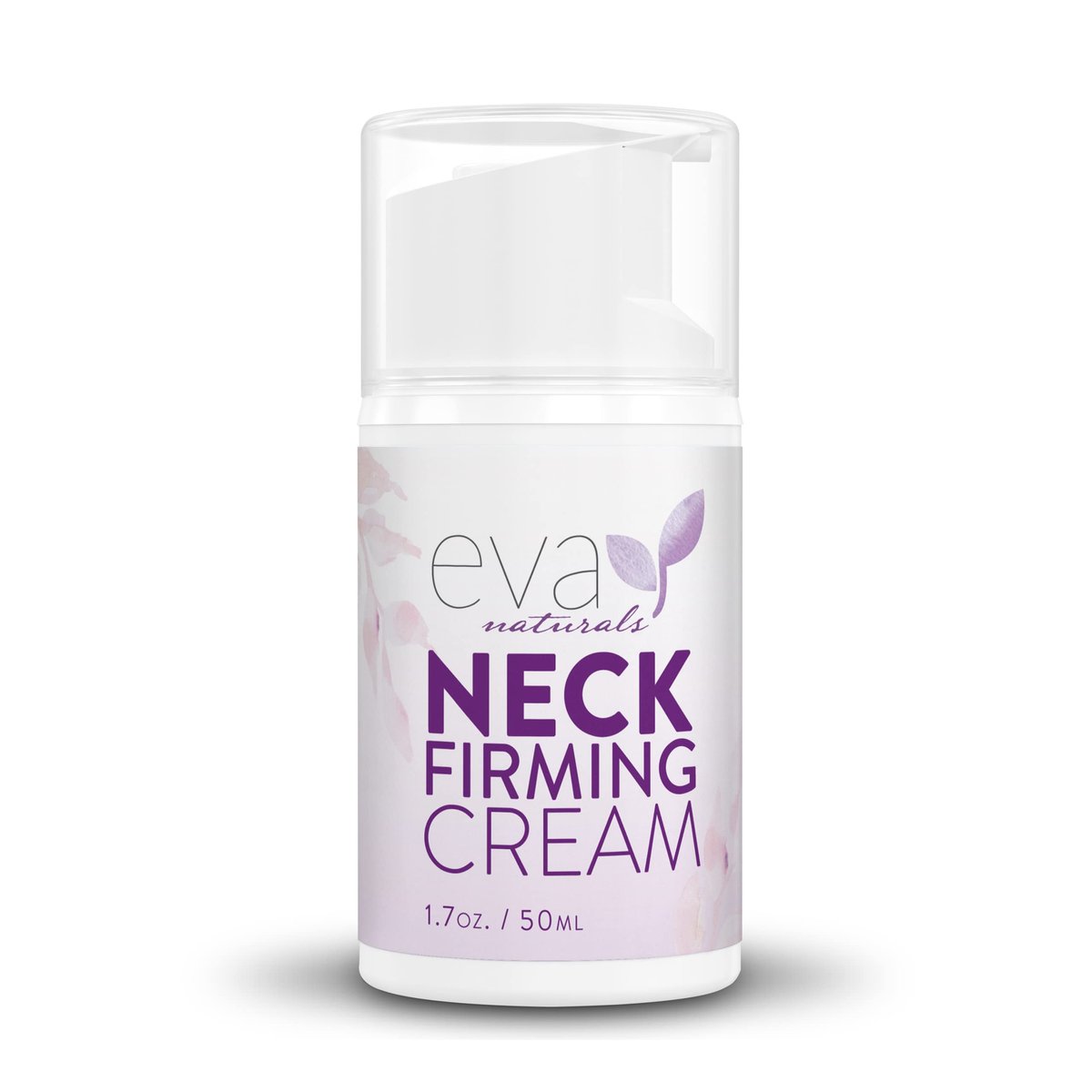 Eva Naturals Halsstraffende Creme für Damen – Halscreme für Festigkeit, Straffung und Lifting schlaffer Haut, Anti-Aging-Feuchtigkeitscreme mit Retinol, Kollagen, Hyaluronsäure, Peptiden und Vitamin C – 50 ml