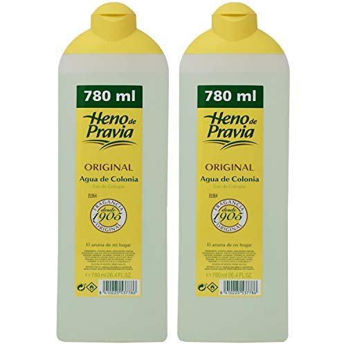 Heno De Pravia Original Agua De Colonia 26,4 fl oz (2er-Pack) – Klassischer Duft aus Spanien