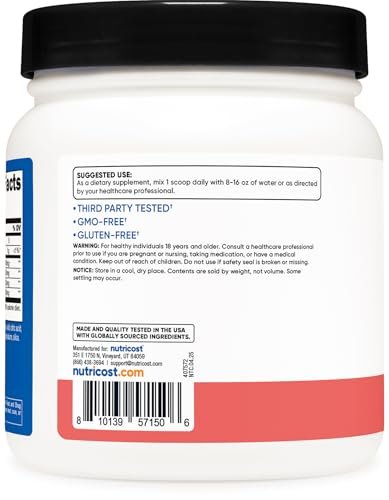 Nutricost BCAA Pulver 2:1:1 (Wassermelone) - 60 Portionen