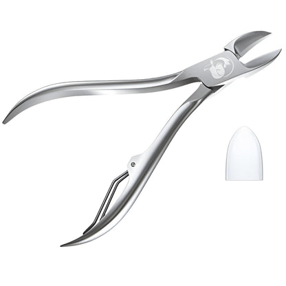 Fox Medical Equipment Zehennagelknipser für dicke Nägel, medizinische Edelstahl-Nagelzange, von Podologen empfohlen für Senioren, Männer und Frauen – ideal für dicke Zehennägel & Fußpflege