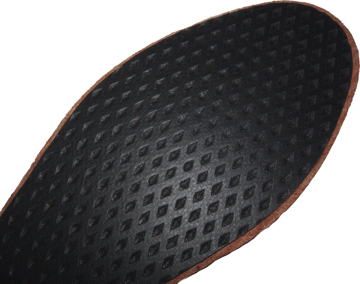Shoeslulu Magic Absorbent Ultra Dünne Handgefertigte Lambskin Leder Einlegesohlen mit Atmungsaktiver Aktivkohle Unterseite (US Herren 10-10.5 / EU 43, Natur Lambskin)
