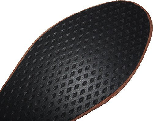 Shoeslulu Magic Absorbent Ultra Dünne Handgefertigte Lambskin Leder Einlegesohlen mit Atmungsaktiver Aktivkohle Unterseite (US Herren 10-10.5 / EU 43, Natur Lambskin)