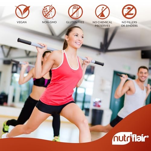 NutriFlair Curcumin mit Ingwer und BioPerine Schwarzer Pfeffer - 180 Kapseln - 95% Curcuminoide - Gelenkunterstützung, Antioxidans, Anti-Aging - Natürlich, Nicht-GVO, Vegan, Höchste Potenz