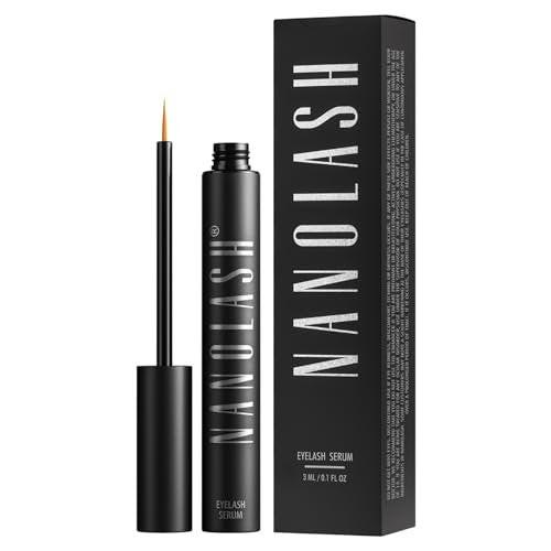 Nanolash Wimpernserum & Augenbrauenserum – Pflegendes Wachstumsserum für längere, dichtere Wimpern und Augenbrauen – 3 ml