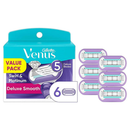 Gillette Venus Swirl Damenrasierer – 6 Klingen