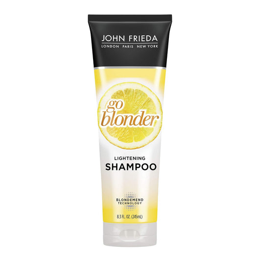 John Frieda Sheer Blonde Go Blonder Shampoo – Aufhellendes Shampoo mit Zitrus und Kamille, BlondMend Technologie, 8,3 oz