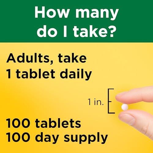 Nature Made Vitamin B6 100 mg – 100 Tabletten für den Energiestoffwechsel