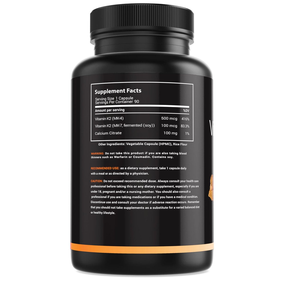 MaxX Labs Vitamin K2 Komplex - Vollspektrum K2-MK7, MK4 & Vitamin D - Hochdosiert K2 mit D3 - Vitamin-K 600mcg - Unterstützt Knochengesundheit - 90 Kapseln
