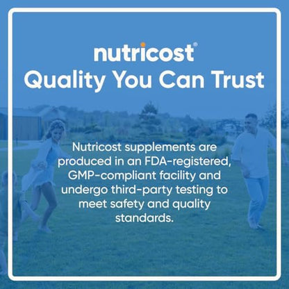 Nutricost Cissus Quadrangularis (1200mg) 120 Kapseln - 60 Portionen, Glutenfrei, Nicht-GVO, Vegetarierfreundlich