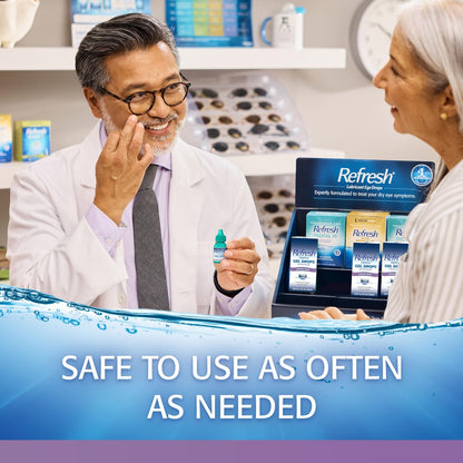 Refresh Optive Gel Augentropfen – Feuchtigkeitsspendendes Gleitgel für trockene Augen, 0,33 Unzen, steril