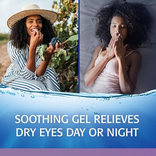 Refresh Optive Gel Augentropfen – Feuchtigkeitsspendendes Gleitgel für trockene Augen, 0,33 Unzen, steril