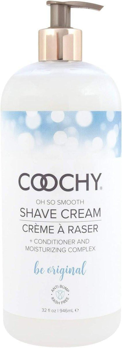 Coochy Intim-Rasiercreme | Rasierpflege & Feuchtigkeitscreme für Gesicht & Körper | Ideal für empfindliche Haut, Anti-Bump | Be Original, 946 ml
