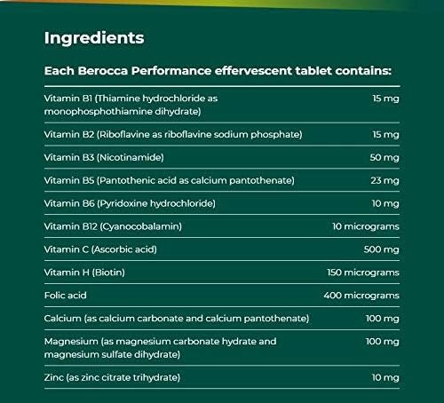 Berocca Orange Brausetabletten – 45 Stück, Vitamin- und Mineralstoffkomplex für Energie und Konzentration