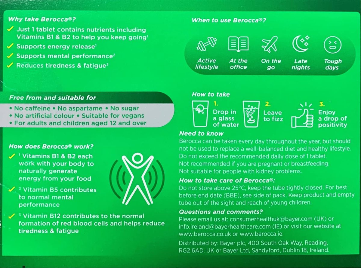 Berocca Orange Brausetabletten – 45 Stück, Vitamin- und Mineralstoffkomplex für Energie und Konzentration