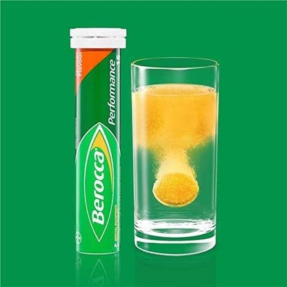 Berocca Orange Brausetabletten – 45 Stück, Vitamin- und Mineralstoffkomplex für Energie und Konzentration