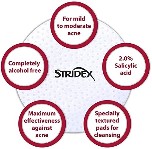 Stridex Maximum Stärke medizinische Pads, 55 Stück (2er-Pack)
