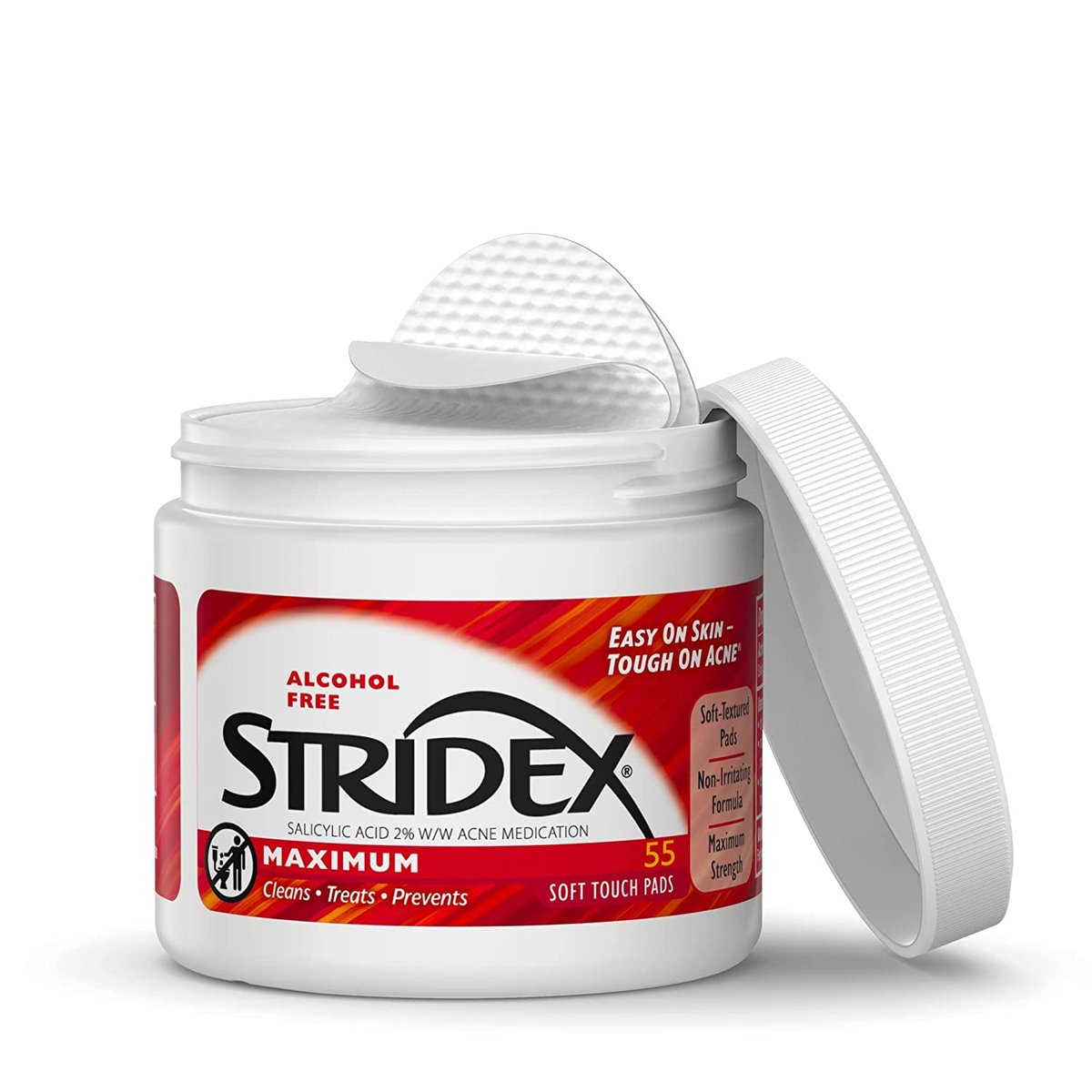 Stridex Maximum Stärke medizinische Pads, 55 Stück (2er-Pack)