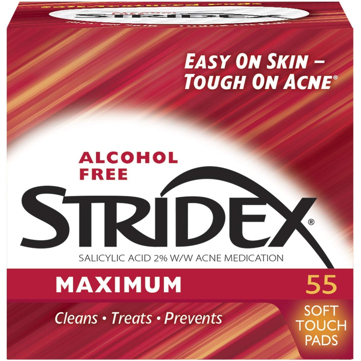 Stridex Maximum Stärke medizinische Pads, 55 Stück (2er-Pack)