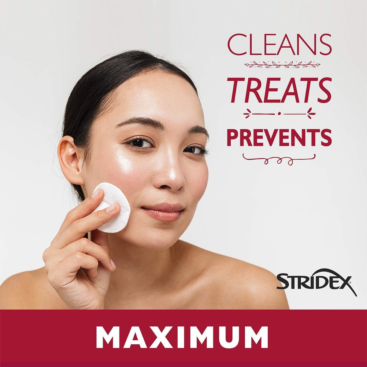 Stridex Maximum Stärke medizinische Pads, 55 Stück (2er-Pack)