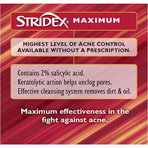 Stridex Maximum Stärke medizinische Pads, 55 Stück (2er-Pack)