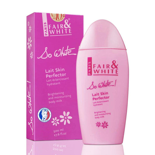FAIR & WHITE So White Hautaufhellende Körperlotion - 500 ml - Tägliche Feuchtigkeitspflege