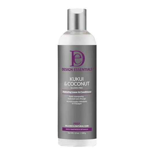 Design Essentials Natural Kukui & Kokosnuss Feuchtigkeitsspendender Leave-In Conditioner für entspanntes und natürliches Haar - 237 ml