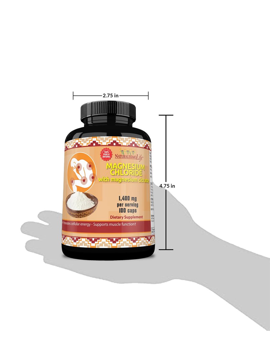 Magnesiumchlorid (Magnesiumchlorid) 1.400 mg pro Portion mit hoher Absorption durch Magnesiumcitrat