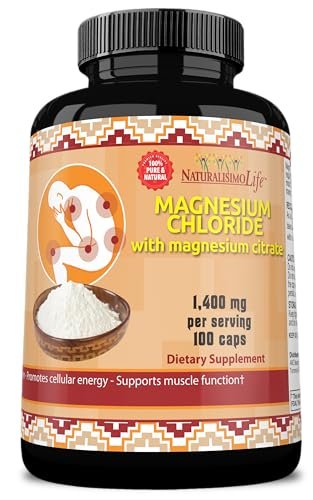Magnesiumchlorid (Magnesiumchlorid) 1.400 mg pro Portion mit hoher Absorption durch Magnesiumcitrat