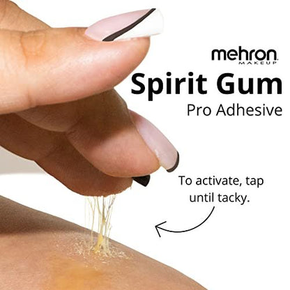 Mehron Makeup Spirit Gum (1 oz) – Mattier Kleber für Spezialeffekte und Kunstblut