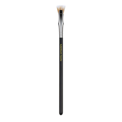 Bdellium Tools Profi Make-up Pinsel – Maestro Serie 730 gebogener Mascara-Fächer – mit weichen Synthetikfasern, zum Auftragen von Mascara (Schwarz, 1 Stück)