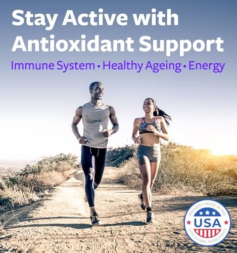 Super Antioxidantien Komplex für Frauen & Männer – Hochpotente Kräuter- & Früchtemischung mit Acai, Goji, Granatapfel, Holunderbeere & Resveratrol für Hautpflege & Immununterstützung – Vegan & Nicht-GVO – 60 Kapseln