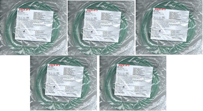 Erwachsene Ultra-Weiche Sauerstoffkanüle mit grünem Schlauch - 2,1 m (Westmed #0556) 5er-Pack