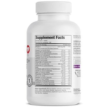Bronson ONE Daily Frauen 50+ Komplett Multivitamin Multimineral, 180 Tabletten