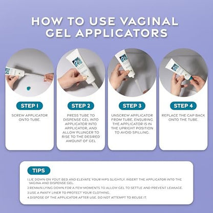 Aloe Cadabra Extra Einweg-Vaginalapplikatoren, einzeln verpackt mit Dosierungsmarkierungen (30 Stück)