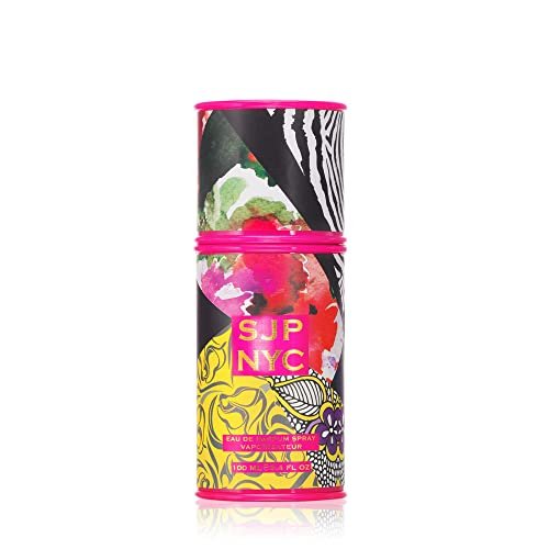 SJP NYC By SJP Eau de Parfum für Damen – Abenteuerlicher, verführerischer Duft – Cocktail aus floralen, fruchtigen und moschusartigen Noten – Eine Mischung aus von der Stadt inspirierten Düften – 3,4 oz