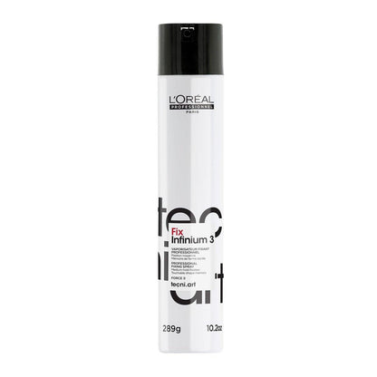 L'Oréal Professionnel Paris Fix Infinium 3 – Medium-Hold Haarspray für langanhaltende Form und Glanz, reduziert Frizz ohne Versteifung