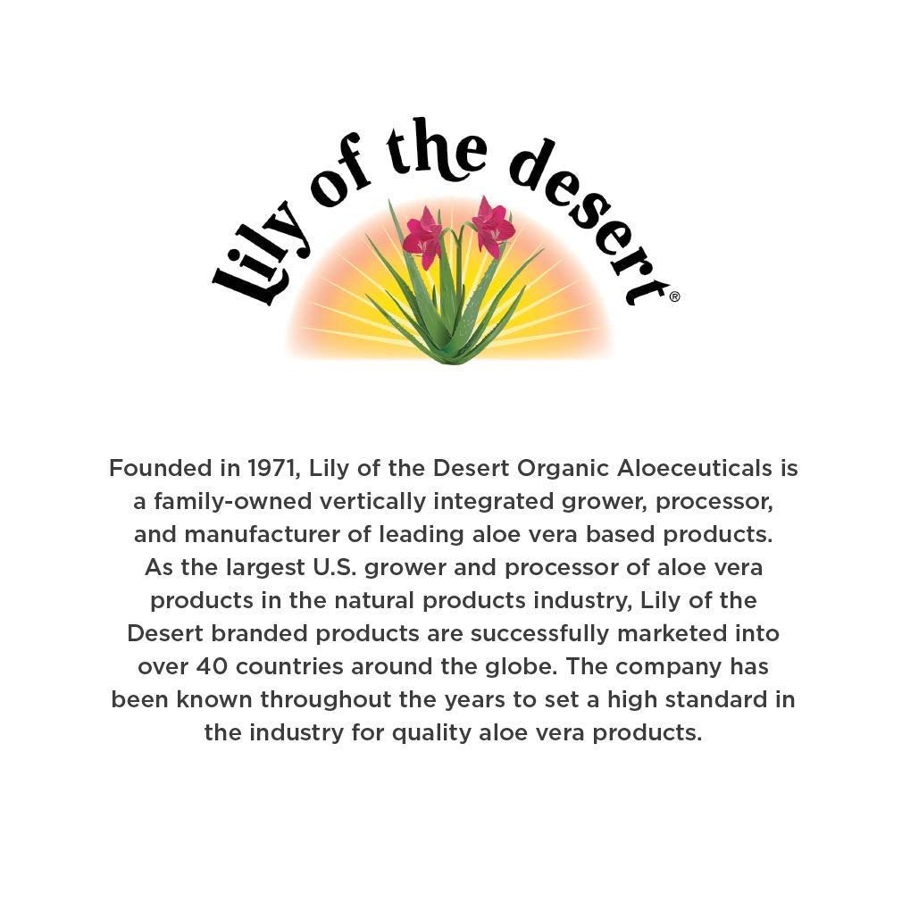 Lily of the Desert Organischer Aloe Vera Saft – Inneres Filet, 473 ml