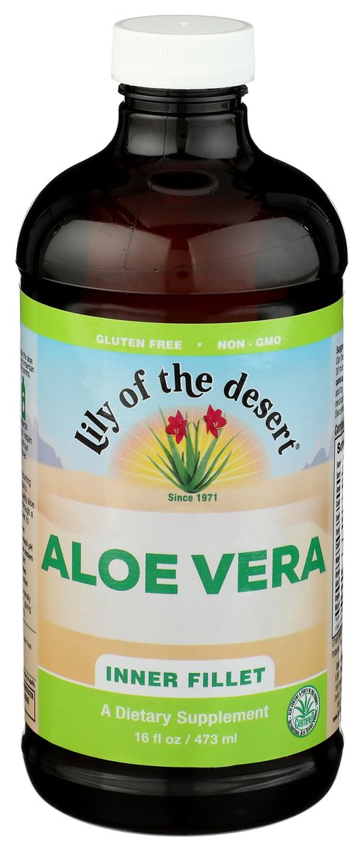 Lily of the Desert Organischer Aloe Vera Saft – Inneres Filet, 473 ml