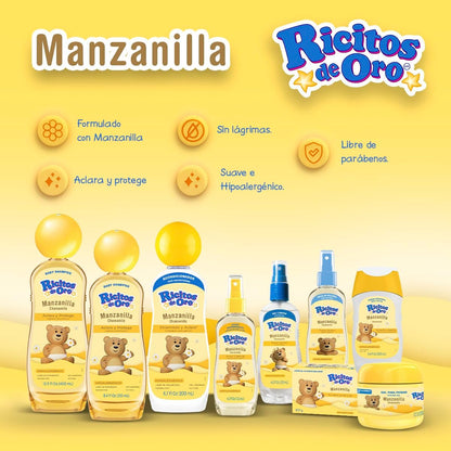 Ricitos de Oro Klärende Lotion Kamille Goldilocks 125 ml – Stylingprodukt für klares, glänzendes Haar