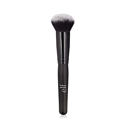 e.l.f. Powder Blurring Pinsel – Make-up-Pinsel für einen Soft-Focus-Look, ideal für Augenpartie, Nase & Brauen, vegan & tierversuchsfrei