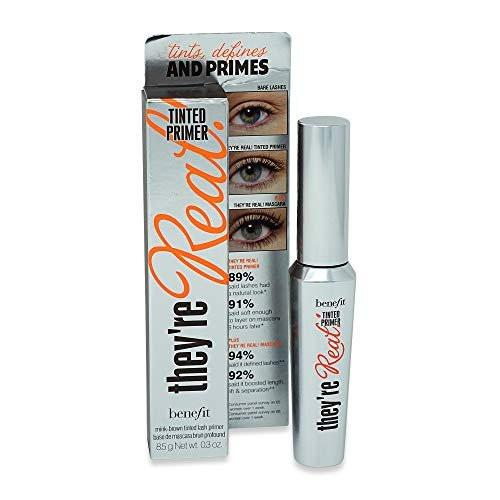 Benefit They're Real Tinted Lash Primer Mink Brown – Wimperngrundierung für verlängerte & definierte Wimpern, 0,3 Fl Oz