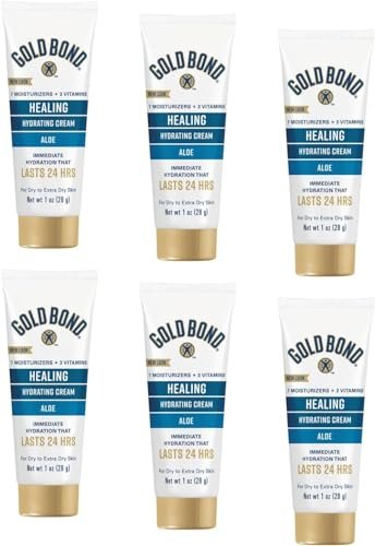 Gold Bond Ultimate Healing Skin Therapy Lotion mit Aloe Vera – Reisegröße 28 g (6er-Pack)