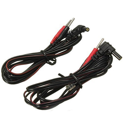 VeniCare 4er-Pack Ersatzkabel für TENS-Geräte – Kompatibel mit Intensity 10, TENS 2500, 3000, EMS 7500, Twin Stim