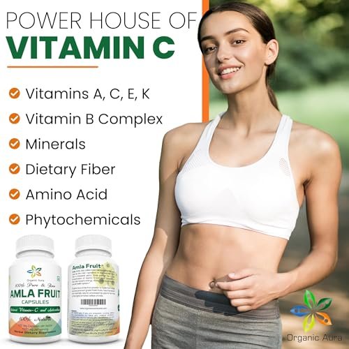 AMLA Kapseln – 1000 mg pro Portion, 120 vegane Kapseln – Rohes grünes Superfood – natürlich, frisch & original – ohne GVO und glutenfrei
