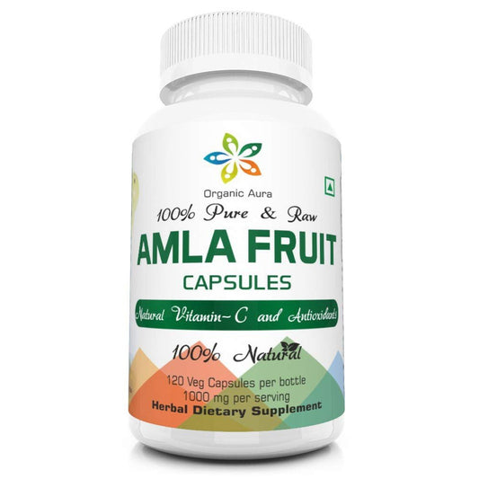 AMLA Kapseln – 1000 mg pro Portion, 120 vegane Kapseln – Rohes grünes Superfood – natürlich, frisch & original – ohne GVO und glutenfrei