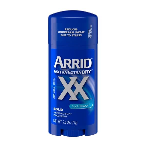 Arrid XX Extra Extra Dry Antitranspirant Deodorant, Cool Shower, 2,6 oz (2er-Pack)