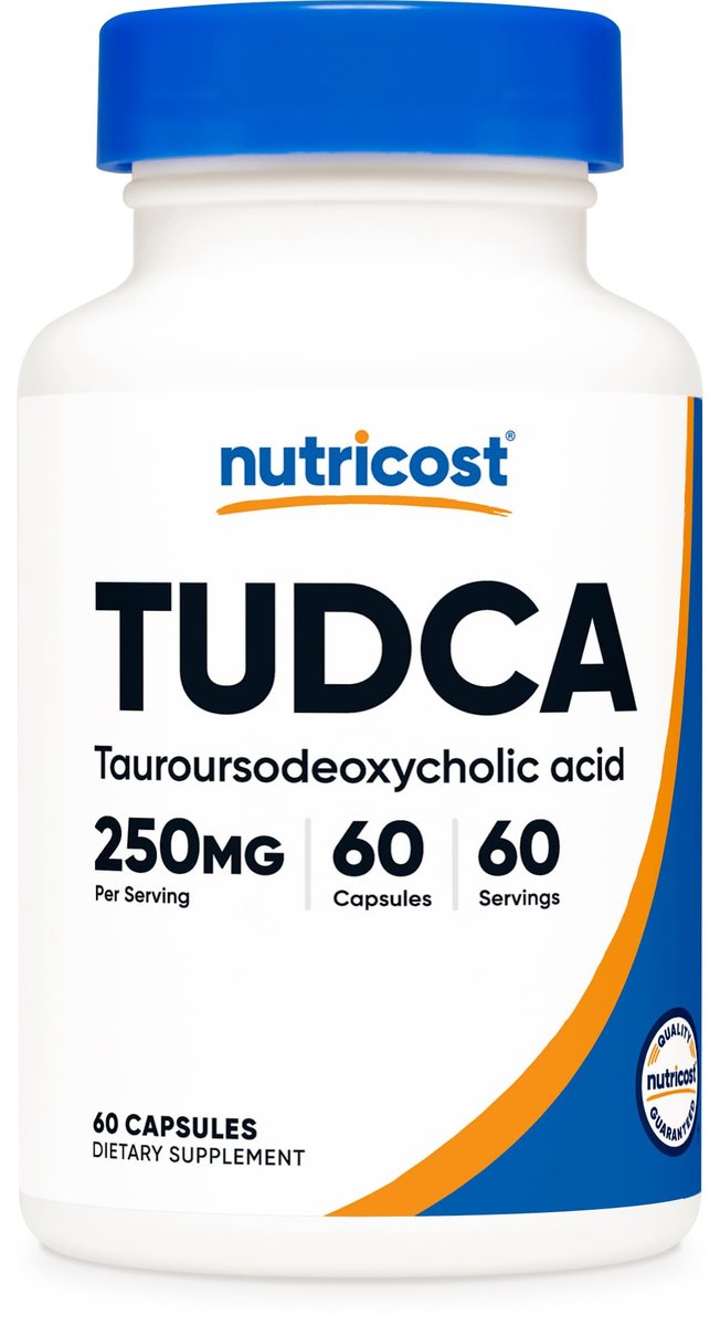 Nutricost Tudca 250mg, 60 Kapseln (Tauroursodeoxycholsäure) - Premium Qualität