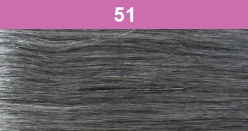 Foxy Silver Echthaar-Weave Yaki Straight 14 Zoll Farbe 51 – 100% Echthaarverlängerung